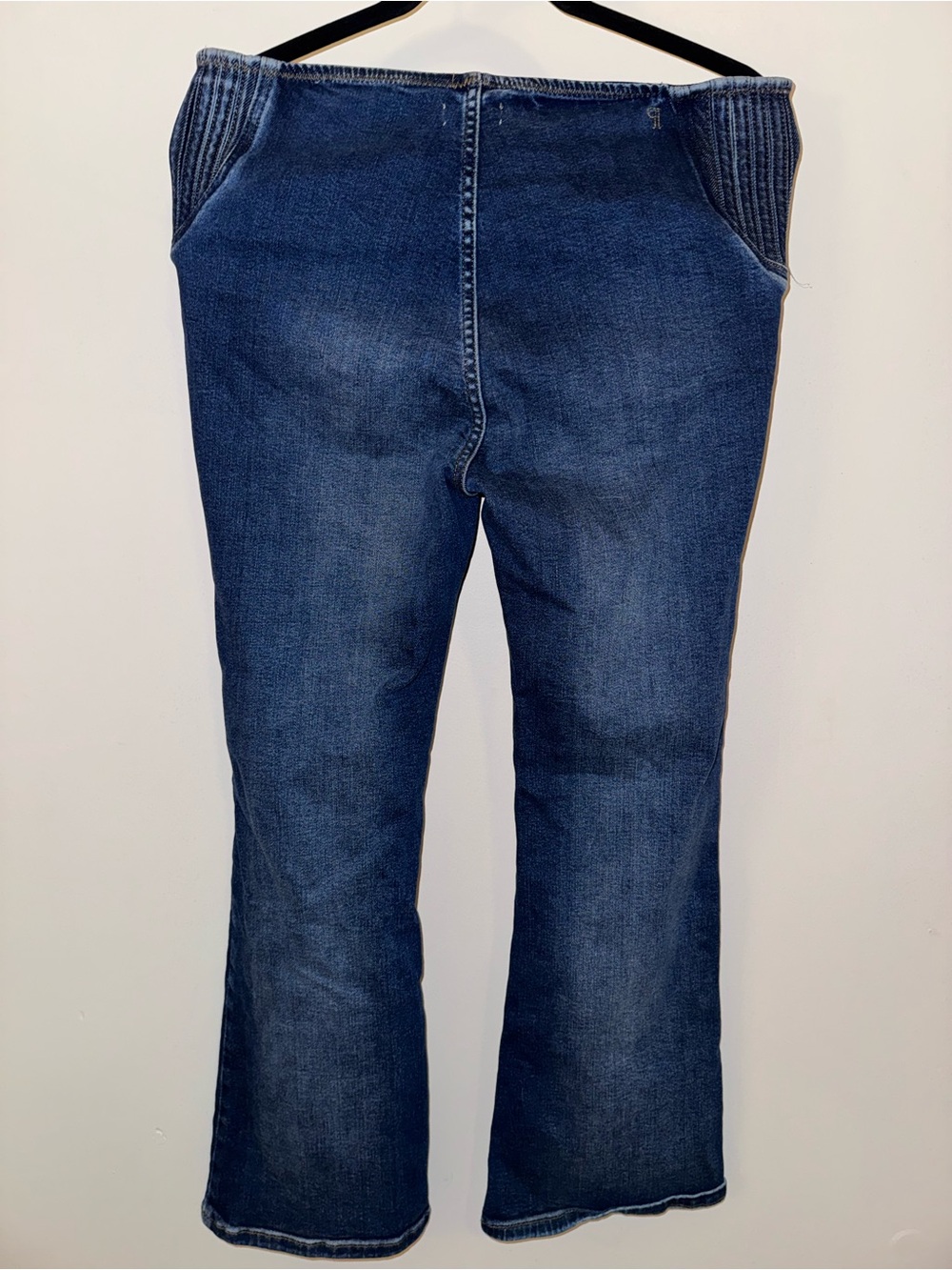 Pilcro Anthropologie Pull On Bootcut Jeans Dark Wash Stretch Size 31 - Picture 6 of 6